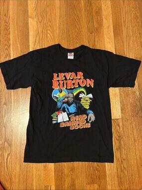 LeVar Burton "Read Banned Books" Graphic Tee - Black